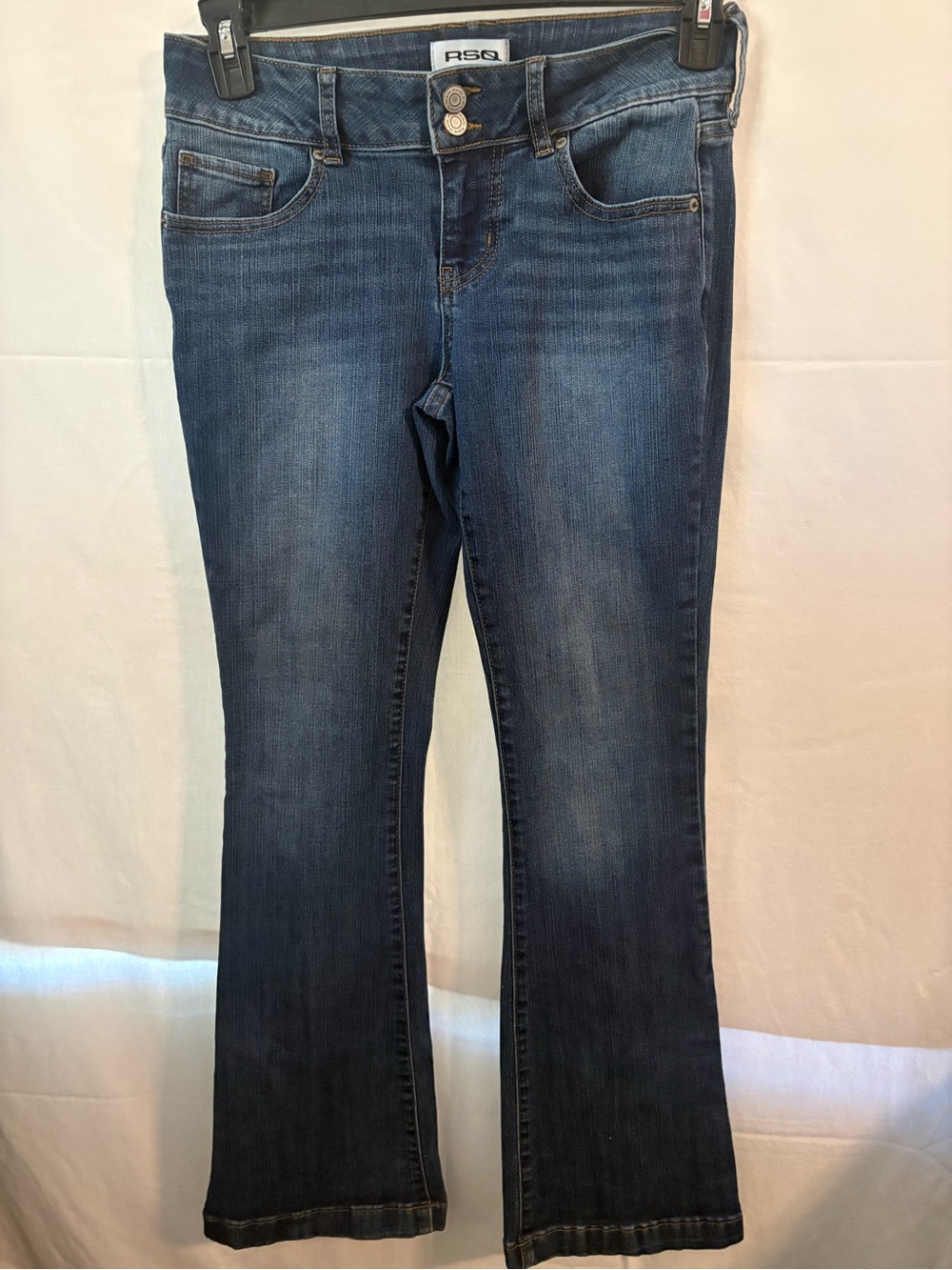 RSQ Women's Dark Blue Flare Jeans
